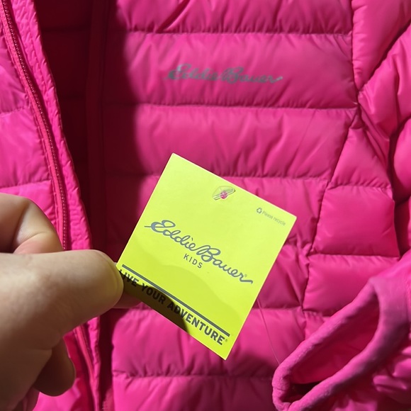 Toddlers Girls size 3T eddie bauer Cirruslite down jacket - pink - Picture 6 of 7